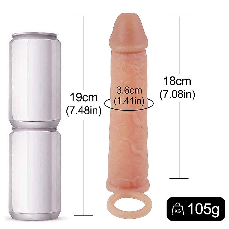 Capa Peniana com Anel em Silicone - Imagem 4