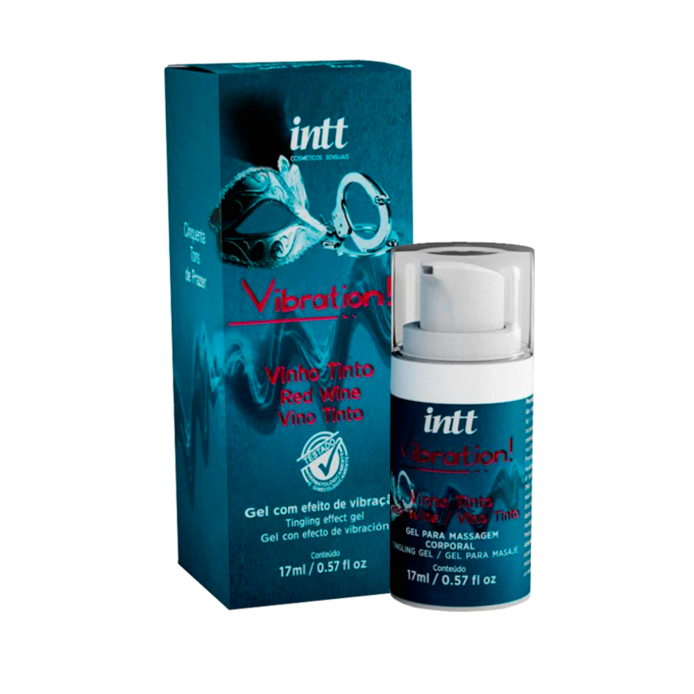 Vibration vinho tinto gel beijável com sensação vibrante e aquecimento - Imagem 2