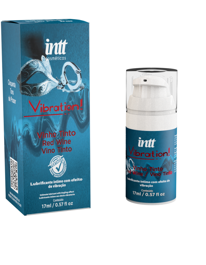 Vibration vinho tinto gel beijável com sensação vibrante e aquecimento